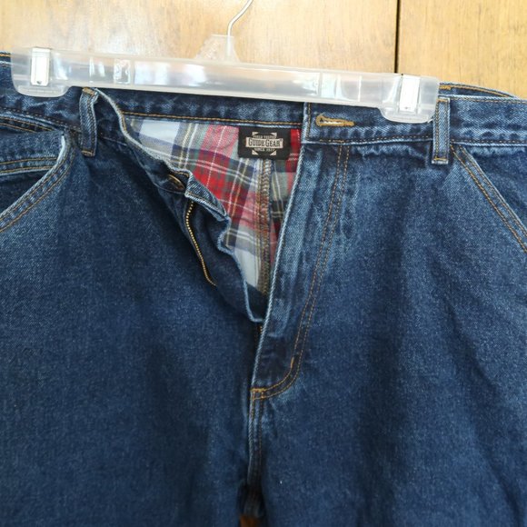 Men's Guide Gear Insulated Flannel-Lined Denim Jeans Size 40 x 29 - Picture 4 of 13